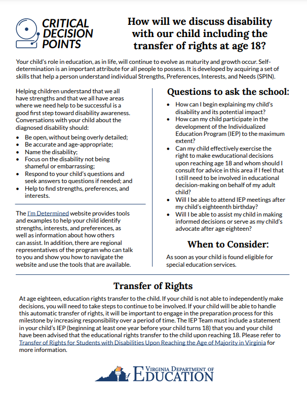 CDP Transfer of Rights