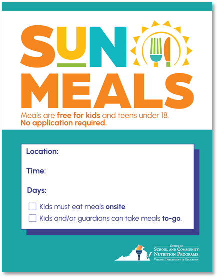 Sun Meals Location Graphic